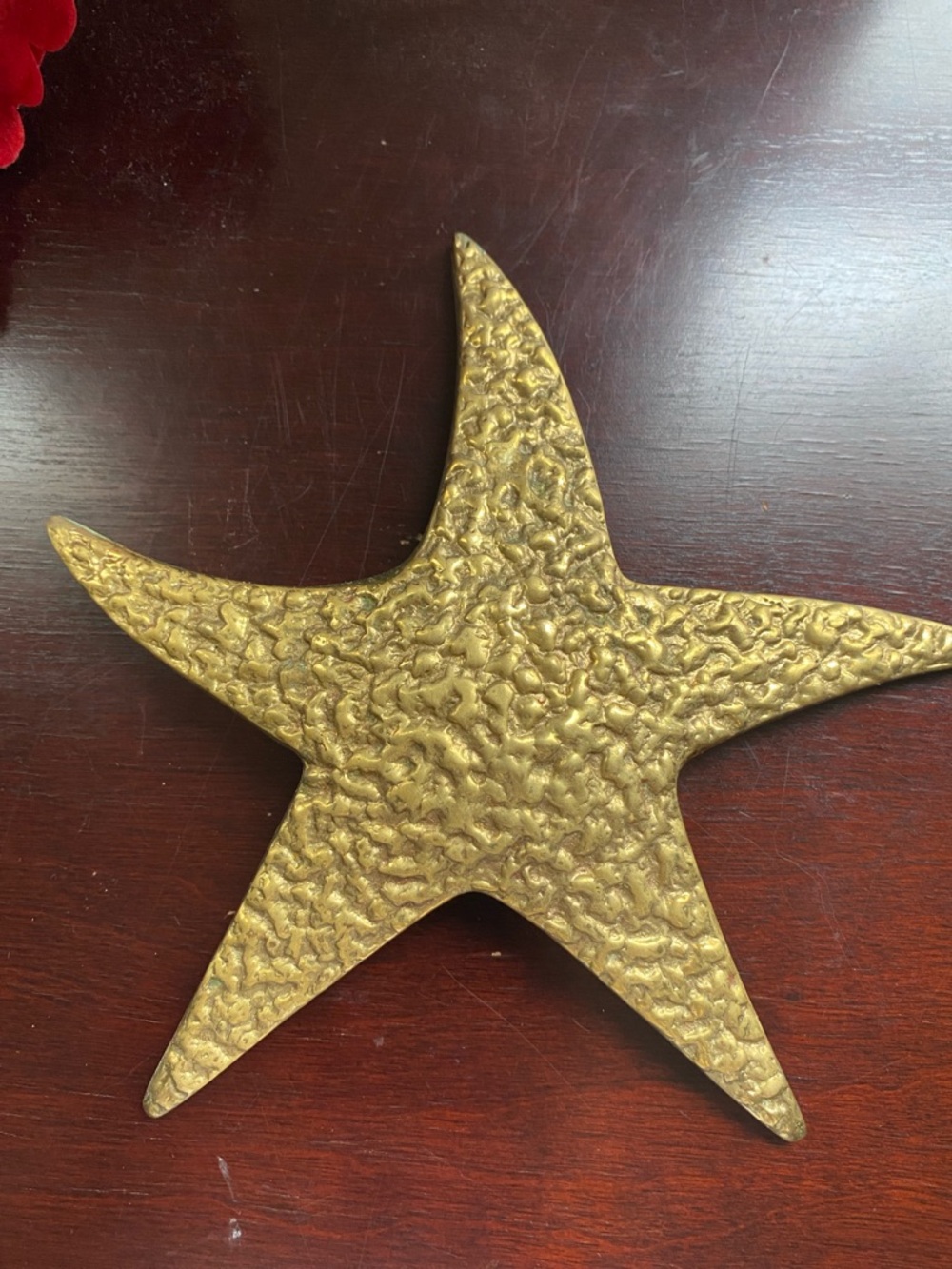 Decorative Brass Starfish Accent